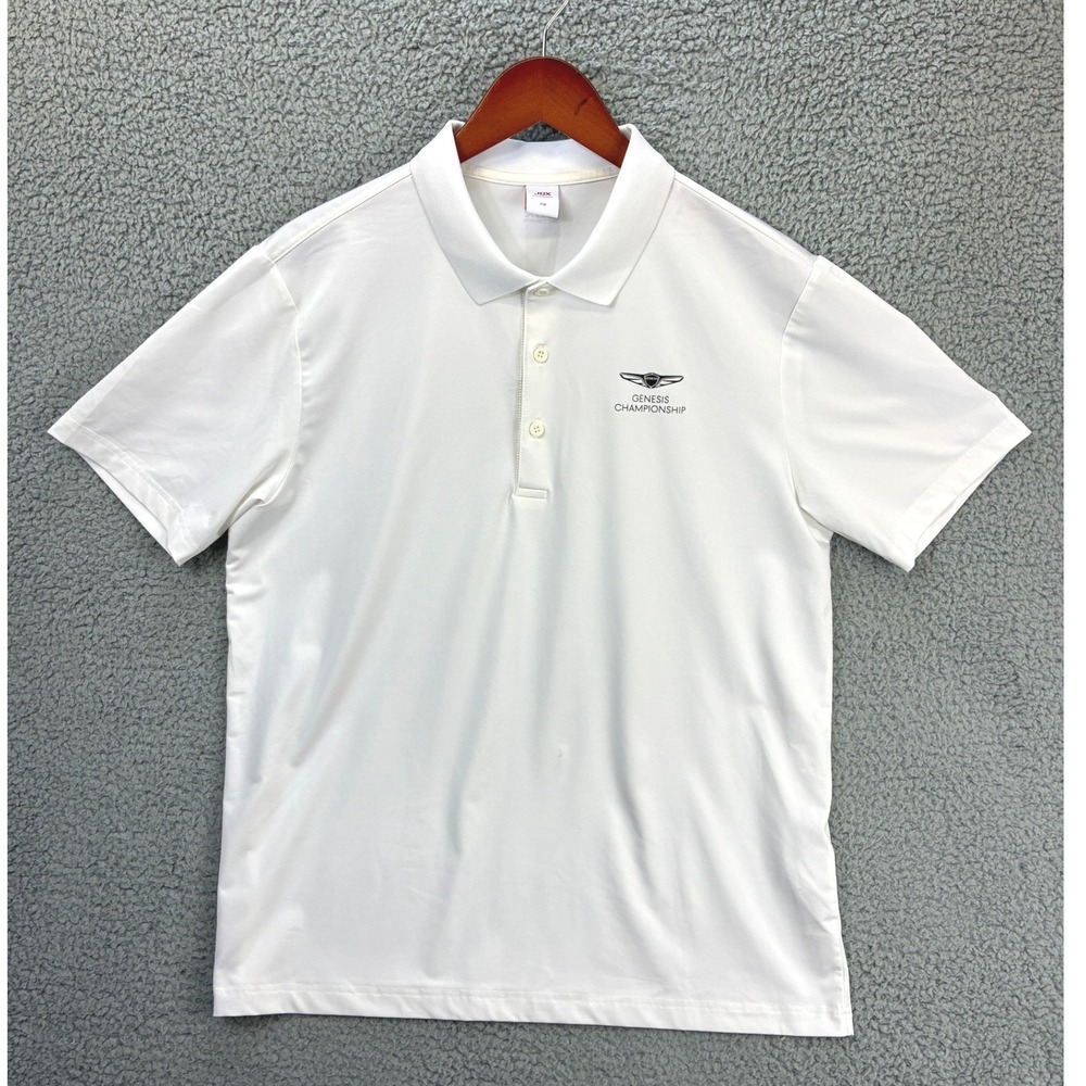 JDX Multisports Genesis Championship Golf Polo Shirt Mens XL White Lot of 2
